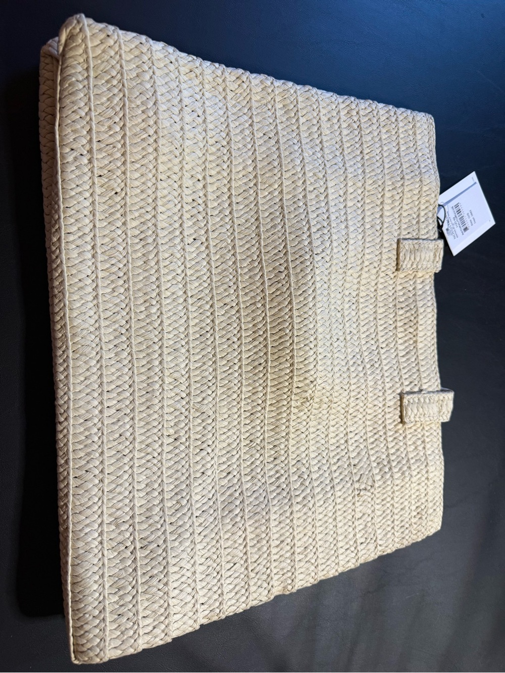 BTB Los Angeles Resting Beach Face Straw Tote NWT - Picture 3 of 10